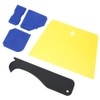5 Pieces Caulking Tool Wallpaper Smoothing Tool Kit Glue Scraper