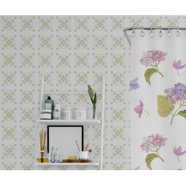 16 Pack Tile Stencil Set (8x8 Inch), Portuguese Pattern Stencils, Mediterranean Mosaic & Traditional Floral Ceramic, Reusable Stencils for Floor, Wall, Furniture Painting, DIY Home Décor