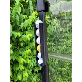 Peter Prints 3D Golf Cart Ball Holder And Dispenser, Straps To Front Windshield Bars