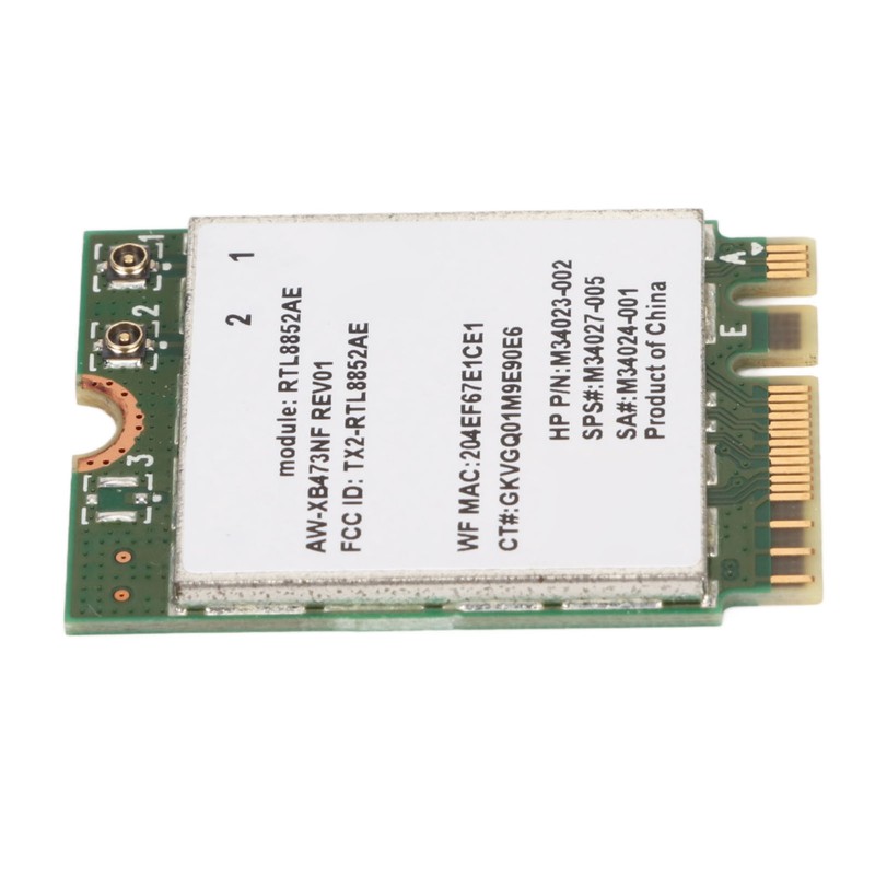 WiFi6 Wireless Card 574Mbps 2.4G 1200Mbps 5Ghz BT5.2 M.2 AC