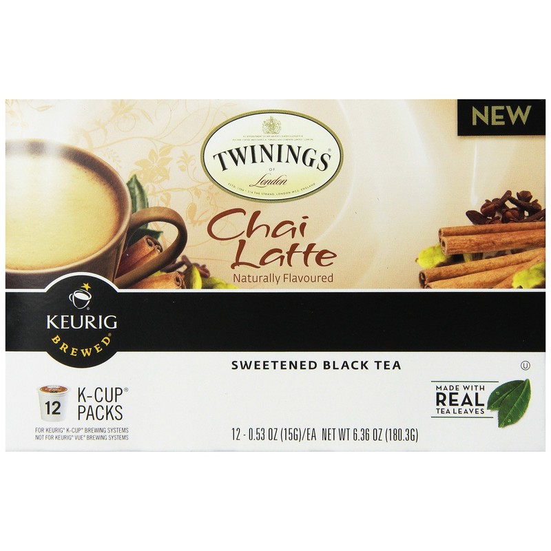 Twinings Chai Latte Tea K-Cups for Keurig, 12 Count (Pack