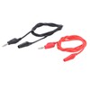 4mm Banana to Crocodile Clip Test Lead Stackable Soft Flexible