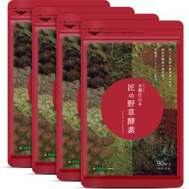 シードコムス 匠の野草酵素 サプリメント 乳酸菌 生酵素をカプセルに凝縮 (約12ヶ月分 360粒)