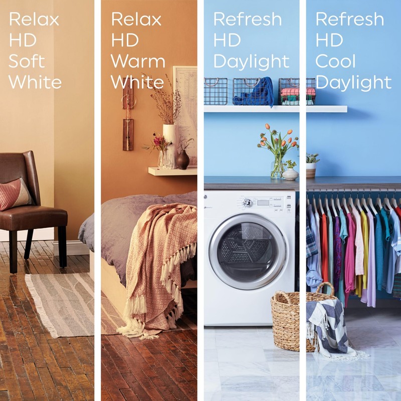 GE Relax LED Light Bulbs, Candle Lights, 60 Watts, Soft