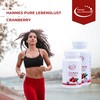 Hannes Pure Lebenslust Cranberry 60 Capsules, 1 Month Supply, Free