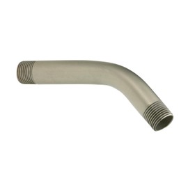 Moen 10154BN Shower Arm With 1/2-Inch IPS Connections, 6-Inch, Brushed Nickel
