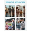 SaphiRose Disposable Rain Ponchos Emergency Clear Poncho (Family 4 pack,