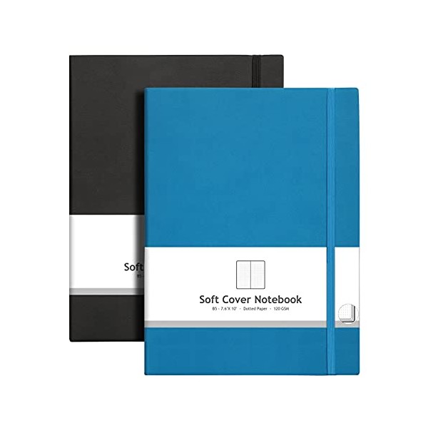 AHGXG Bullet Dotted Journal 2 Pack - B5 Large Journal