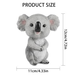SUEHOZA Cute Animal Koala Eyeglasses Holder,Fun Glasses Holder Display Stands,Spectacle Holder, Glasses Accessories for Home Office Decor