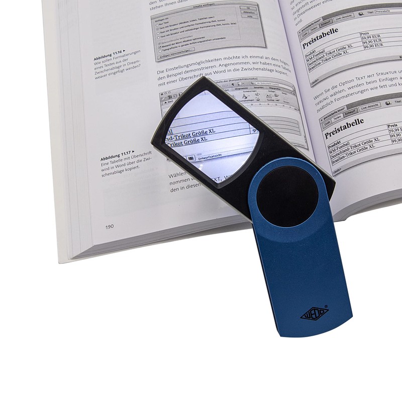 Wedo 2717603 Swing It Illuminated Magnifier with 3X Magnification -