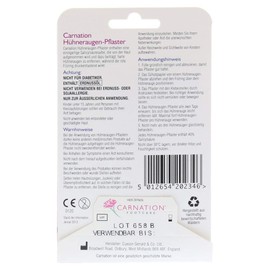 Carnation Corn Plasters 5+5 Free