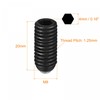 sourcing map Ball Point Set Screws, 20pcs M8 x 20mm
