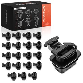 A-Premium 20PCS Nylon Rear Seat Cushion Pad Clips Retainer Fastener Fender Compatible with Honda Accord 2003-2012, Accord Crosstour 2010-2011, Insight 2010-2014 & Acura TL 2004-2013, TSX 2009-2014