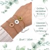 ONDEGO® GESCHENK Kompass Glücksbringer Motivation Erfolg beste Freundin Armband Freundschaftsarmband