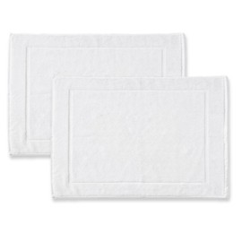 La Josefina 2 Tapetes De Baño Blanco 100% Algodon 50 x 70 cm