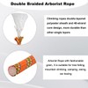 Double Braided Arborist Rope -1/2 Inch x 50 Feet Polyester
