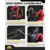 AUTORICH Snatch Block Separate Shackle, 3/4" D Ring Shackle with
