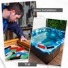 Konohan 300 Pcs Plastic Flat Shims Structural Tile Plastic Shims