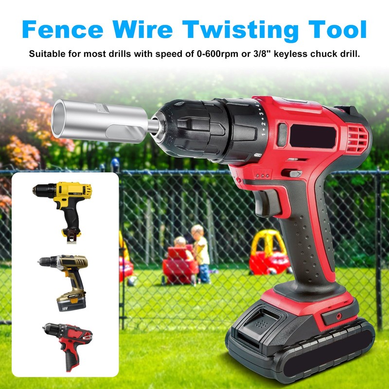 Fence Wire Twisting Tool For 9 Gauge Wire - Easy