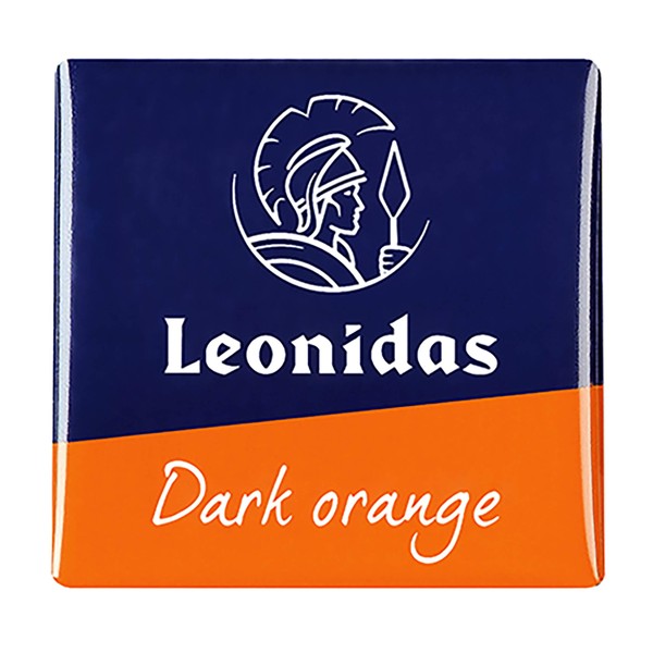 Leonidas Belgian Chocolates: 1 lb Napolitain Orange Dark Chocolate Squares