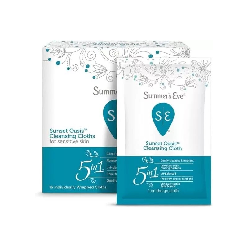 Summer's Eve Sunset Oasis On the Go Cleansing Cloth Ph