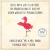 Mr. & Mrs. Panda 10er Set Personalisiertes Untersetzer Set Flamingo