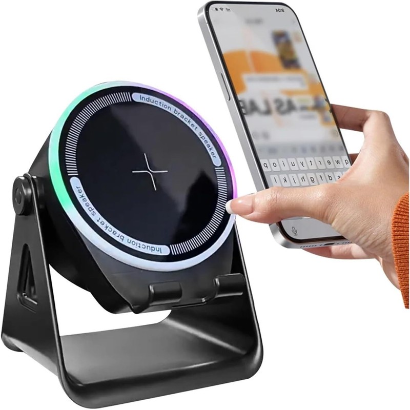Bluetooth Stereo Speaker con Soporte para Celular – JETVBMGQRWND