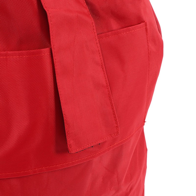 Red Folding Shopping Bag Waterproof Trolley Cart Handle Bag Reusable