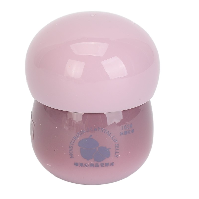 2pcs Matte Lip Gloss Hydrating Water Gloss Mushroom Shape Long