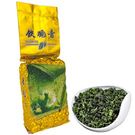 MOORCHOCO TieGuanYin Oolong Tea Loose Leaf, Iron Goddess of Mercy, 8.81 oz-250g, From Anxi Fujian (铁观音250g)