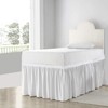 White Drom Bed Skirt-Dorm Bed Skirt-Twin XL Bed Skirt-Dorm Room
