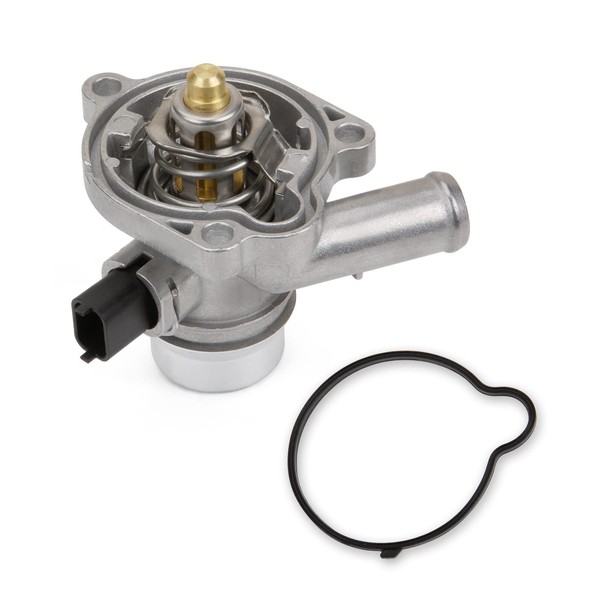 MITZONE Upgrade Aluminium Coolant Thermostat Housing Assembly Compatible with Chevy
