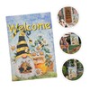 Mipcase 1pc Garden Flag Summer Printed Outdoor Decorative Hanging Flag