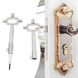 Briny River 2pcs Multi Purpose Cylinder Gauge Cam Turner Spindle Car Repair Tool Car Door Spindle Turner