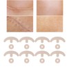 8PCS Chest Scar Patch 8PCS Nipple Patch Silicone Skin Scars