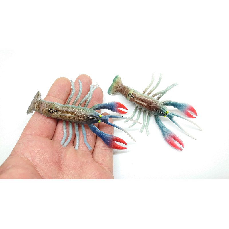 Predilures Crayfish Lure 3D Combo pack 2 X 110mm 16g