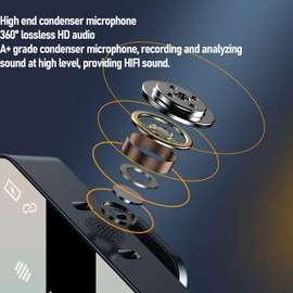 Depisuta Mini Clamp/Holder Mic | Wireless Lavalier Microphone | 5.3 | 2.4GHz Transmission | Noise Cancelling | 12H Run Time | Ideal for Camera, Video Recording, Interview, YouTube, Vlog