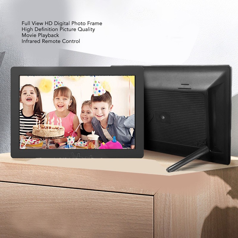 8 Inch Digital Photo Frame 1280x800 HD IPS Display Support