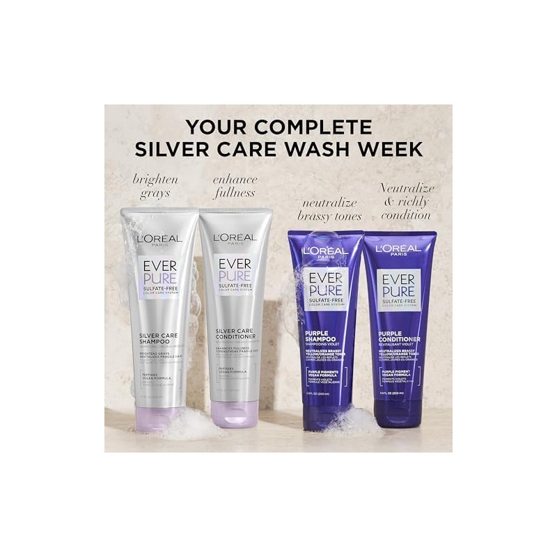 LOréal Paris LOreal Paris EverPure Silver Care - Set de