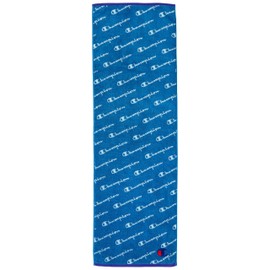 Champion 5065010200 Sports Towel, Approx. 13.4 x 43.3 inches (34 x 110 cm), Youth Logo, Blue