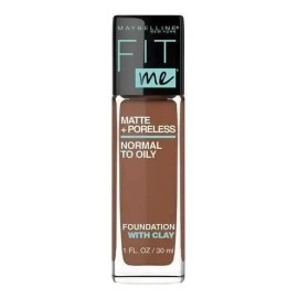 Base Fit Me Matte + Poreless 128 Warm Nude Maybelline