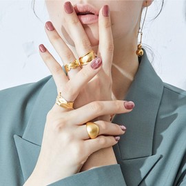 ohora Semi Cured Gel Nail Strips (N Brick) - Works with Any UV Nail Lamps, Salon-Quality, Long Lasting, Easy to Apply & Remove - Includes 2 Prep Pads, Nail File & Wooden Stick