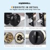KNOBWELL 3 Pack Keyed Alike Entry Door Knobs and Single