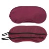 Plain Eye Mask for Sleeping [Claret]
