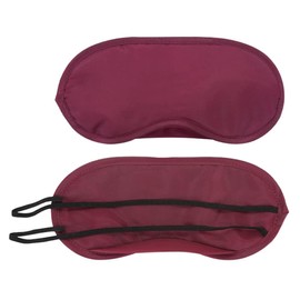 Plain Eye Mask for Sleeping [Claret]