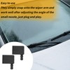 Gosknor 2pcs Windshield Washer Wiper Arm Nozzles, Premium Plastic Windshield
