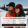 TOP-EX PolarWool™ XL/XXL 50% Merino Wool Peaked Beanie Hat Men