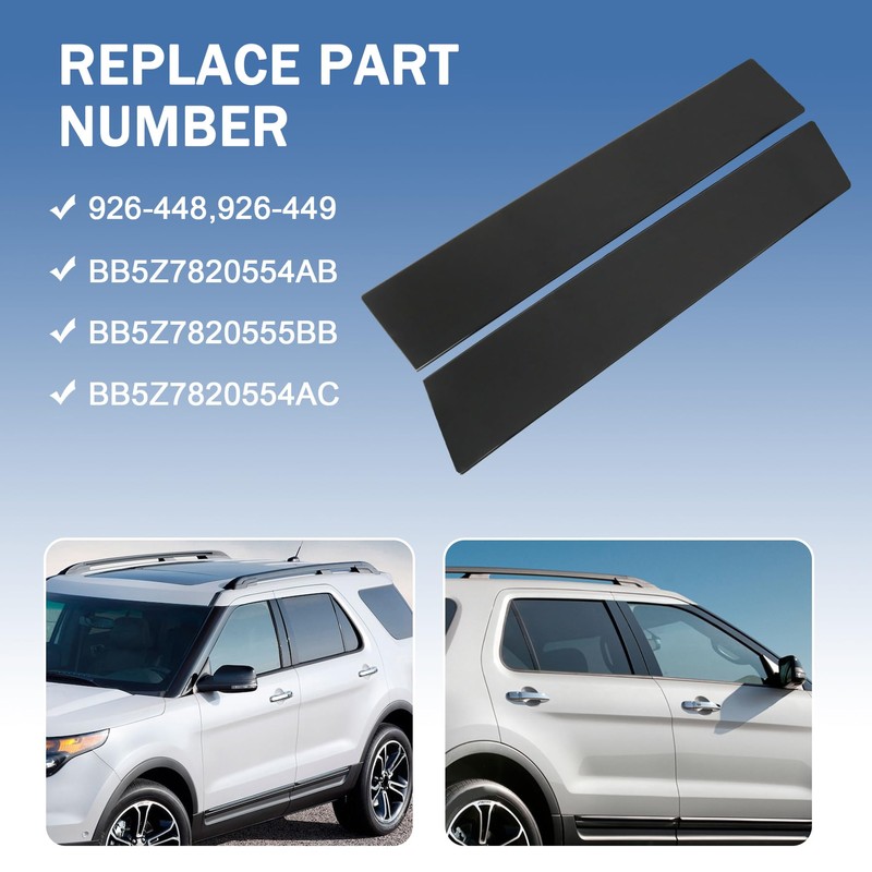 B Pillar Molding Trim Without Keypad 926-448 926-449 Front Driver