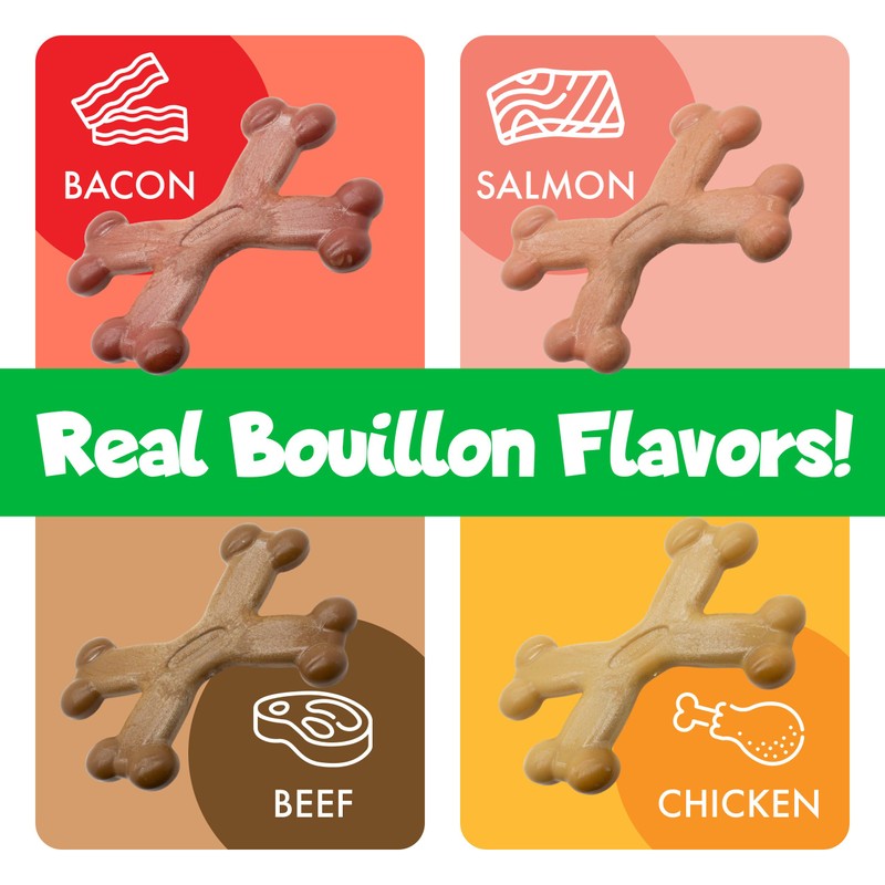 Chew’EMS X Bone Dog Chew Toy for Aggressive Chewers –