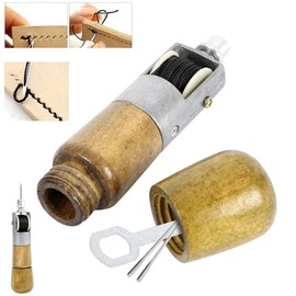 Tiardey Repair Stitch Tool Sewing Awl Upholstery Repair Kit & Crafts Leather Stitching for Bounce Houses,Inflatables,Tarps,Leather,Thick,Fabric,Shoes,Bags,Belt